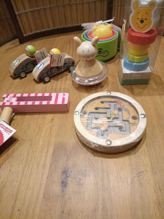 Drewniane zabawki dla maluszka