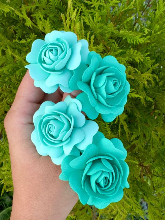 Сніжинка. Зимові бантики .Бантики  для волосся.