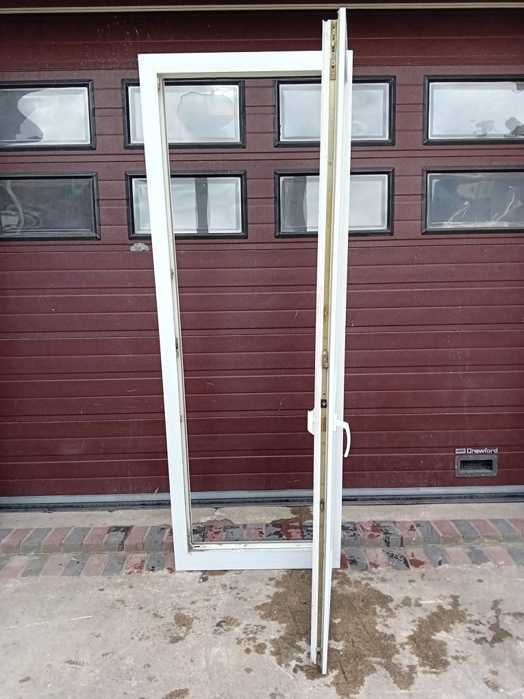 Drzwi okno balkonowe 83x230/233 pcv plastikowe DOWÓZ CAŁY KRAJ