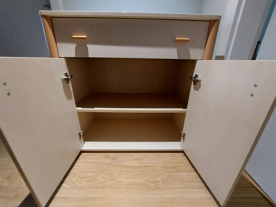 Komoda drewniana z szufladą i półką PAIDI