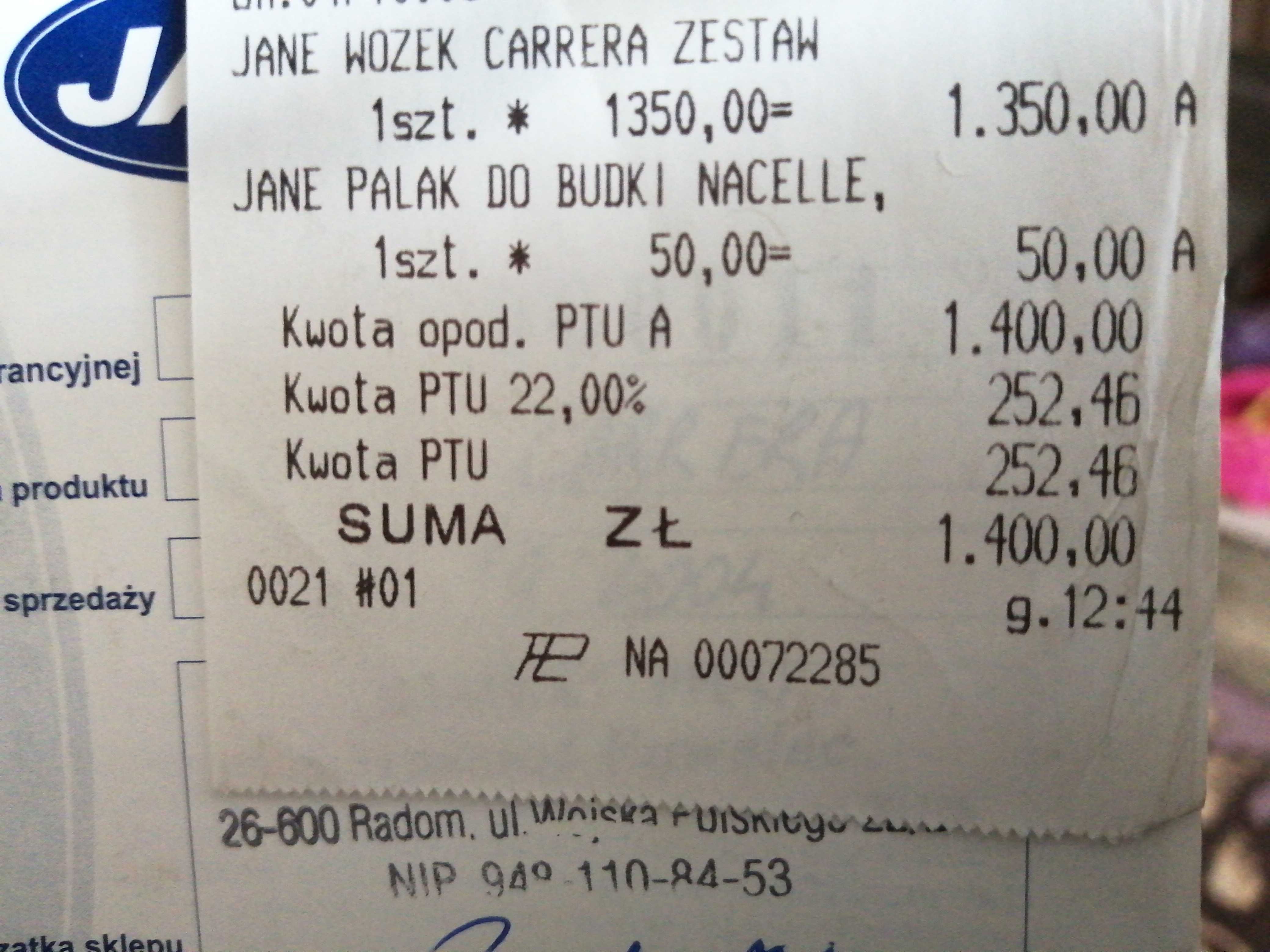 Wózek dziciecy z konikiem