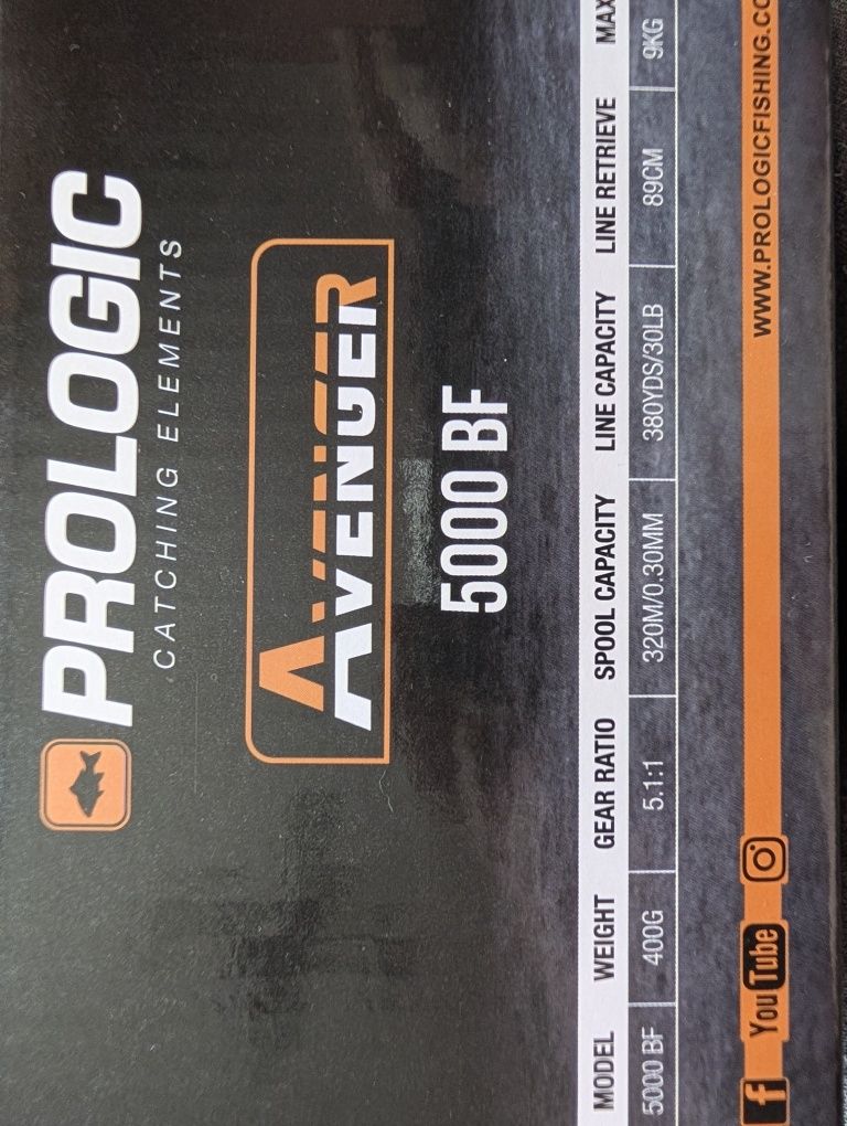Kołowrotek wędkarski Prologic Avenger 5000 BF