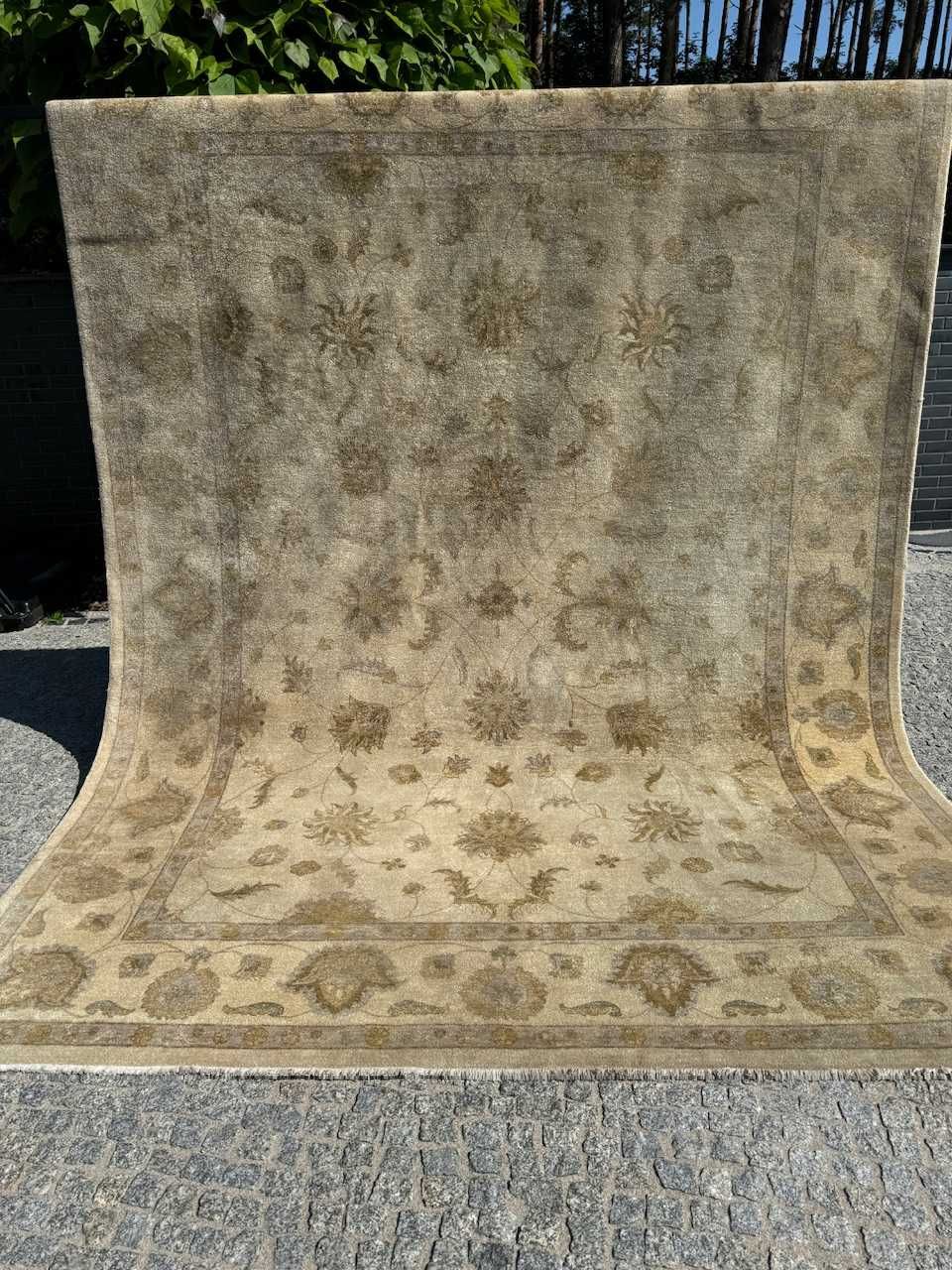 Dywan wełniany kaszmirowy r.tkany Ziegler Zigler 370x270 gal. 28 tyś