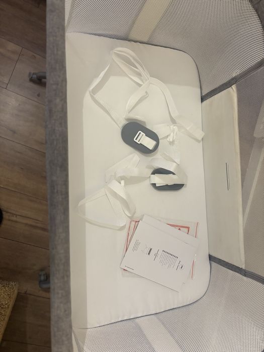 Łóżeczko dostawne Moby-System LUNA 3w1 - szare