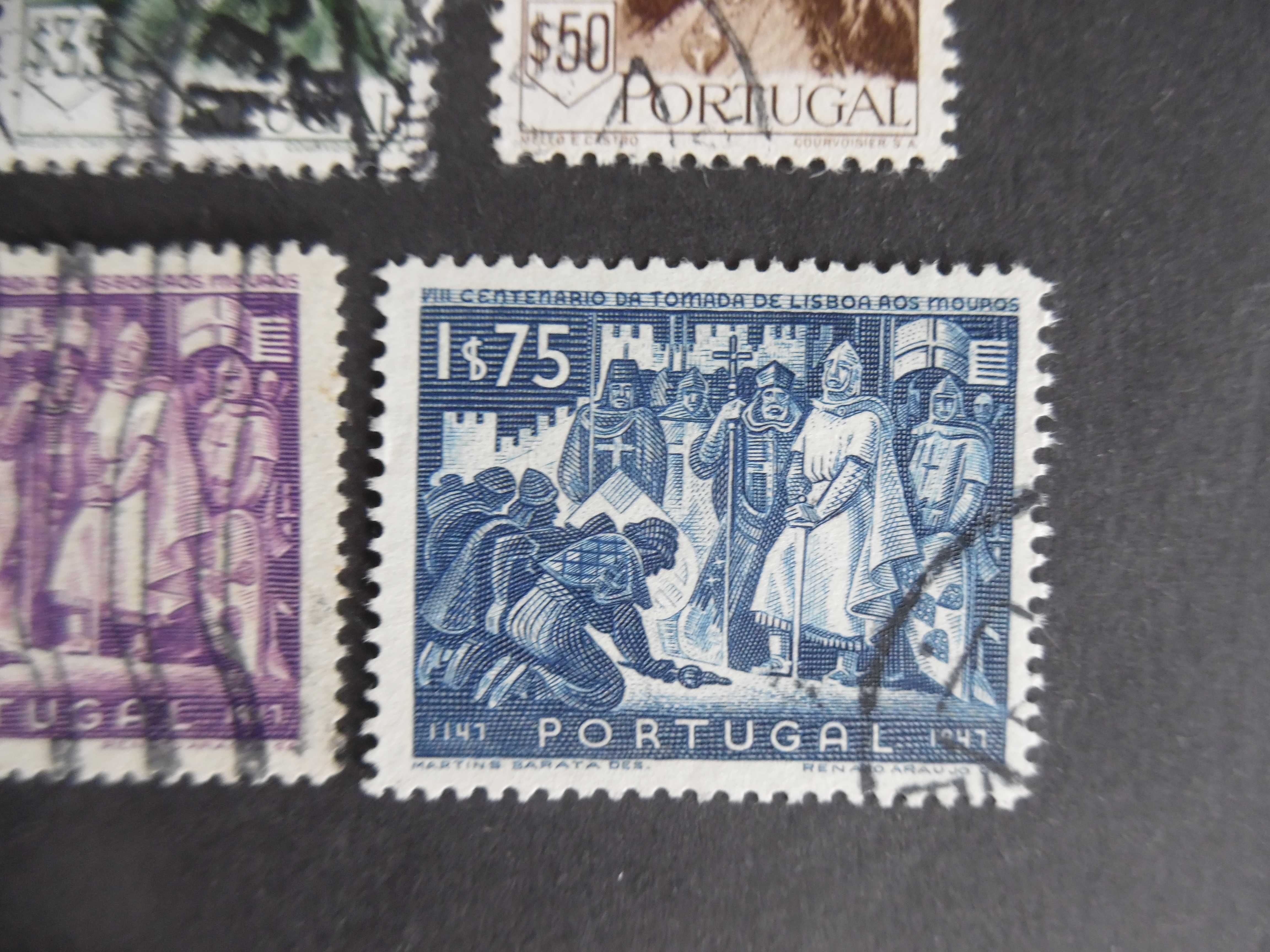 Selos Portugal 1946/47/48- Coleções incompletas. Bons valores