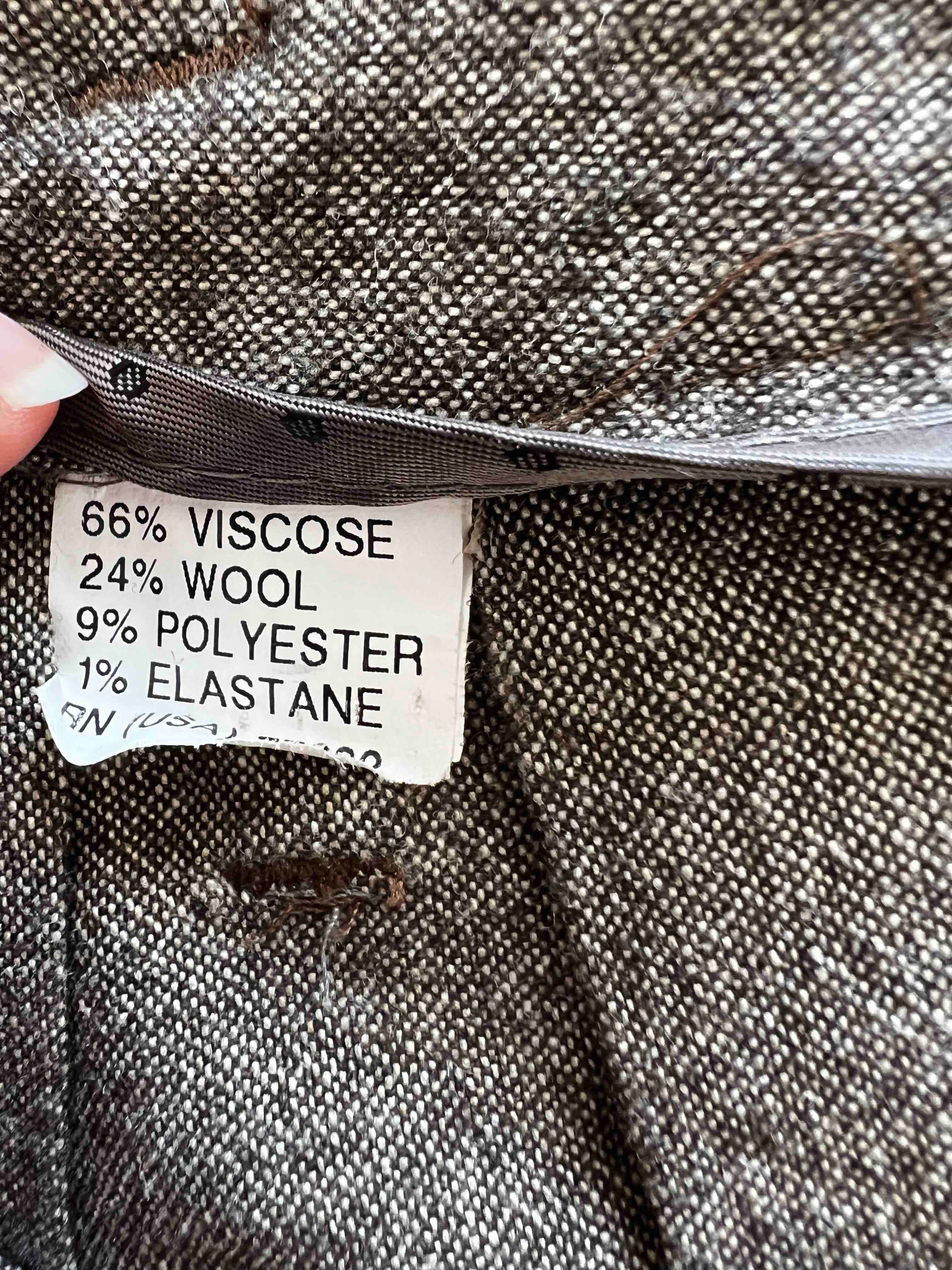 Plisowana spódniczka z wełną od ZARY, rozm. 36