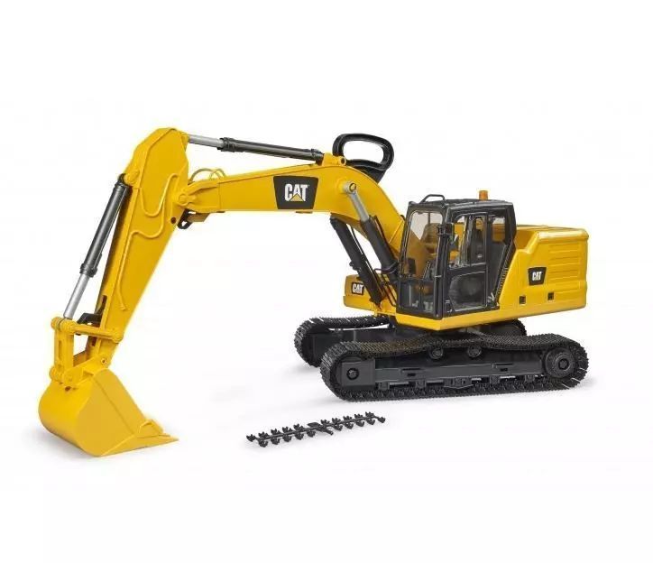 Koparka Cat  czerpakowa duża na gąsienicach. Bruder