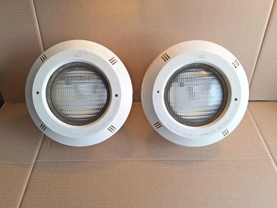 Lampy reflektory basenowe led 12V kompletne duże 2 szt Basenhurt