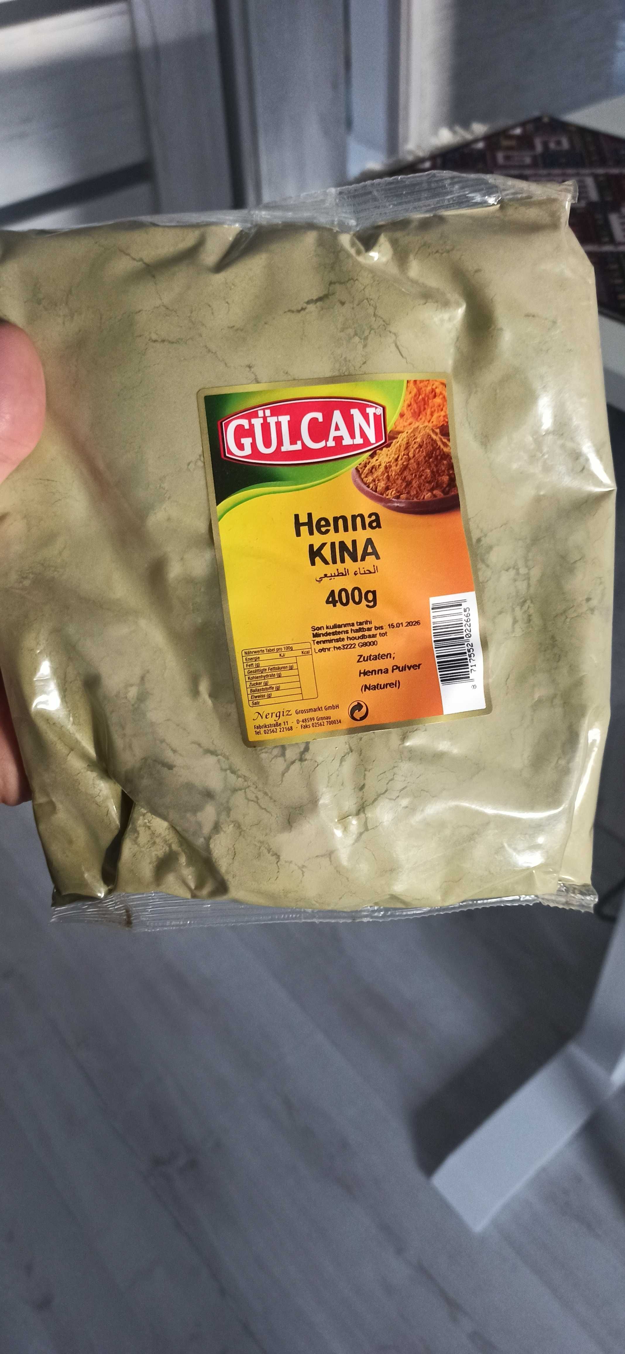 Henna Kina - Gulcan, 400g