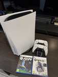 Playstation 5 com 2 jogos e 2 comandos