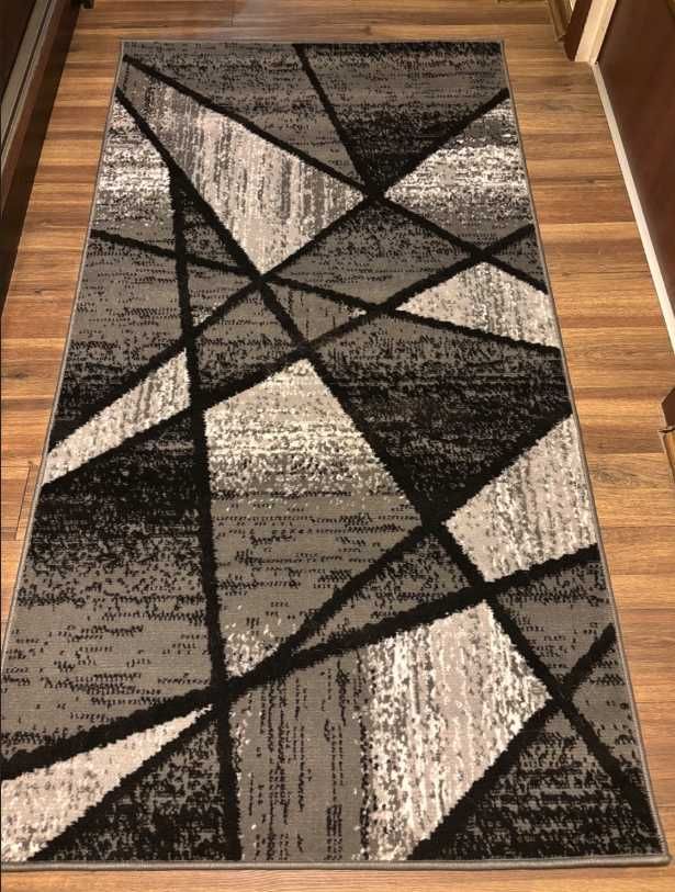 Nowy DYWAN Czarny 80x150 Do Salonu, Sypialni Pokoju | WYPRZEDAŻ -20%