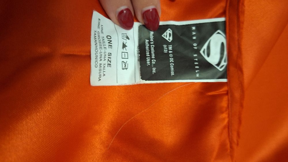 Orginalna peleryna SUPERMAN-A karnawał strój przebranie