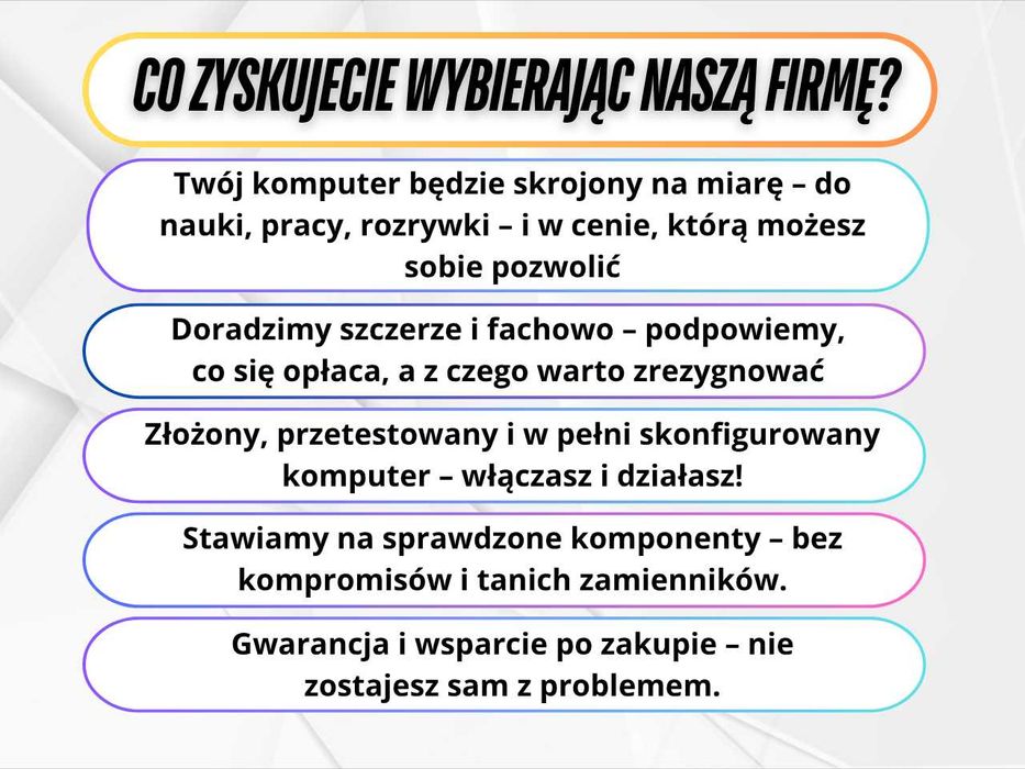 NOWY | Komputer Gamingowy | Ryzen 7500F | RX 9060 XT 16GB | 32GB | 1TB