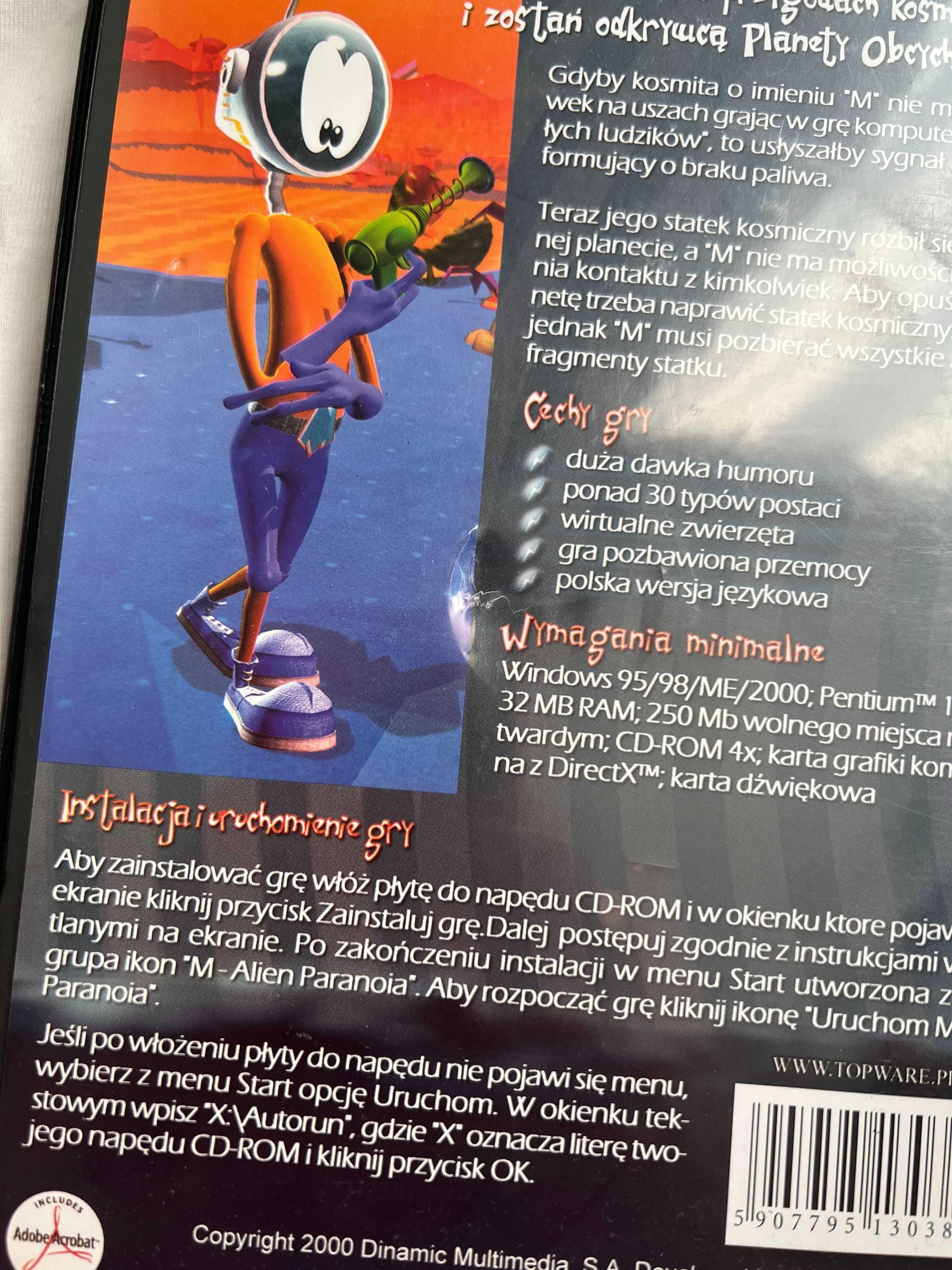 M: Alien Paranoia (Gra PC CD-ROM) [WYDANIE PREMIEROWE, unikat!]
