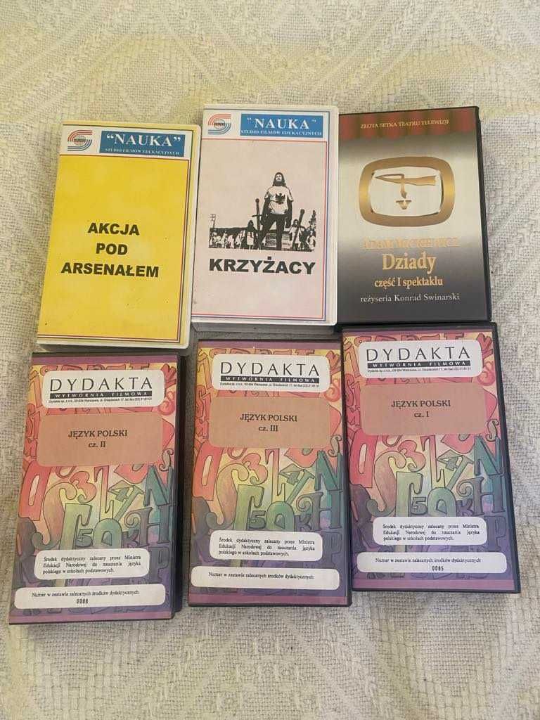 Zestaw kaset vhs pomoc dla nauczyciela