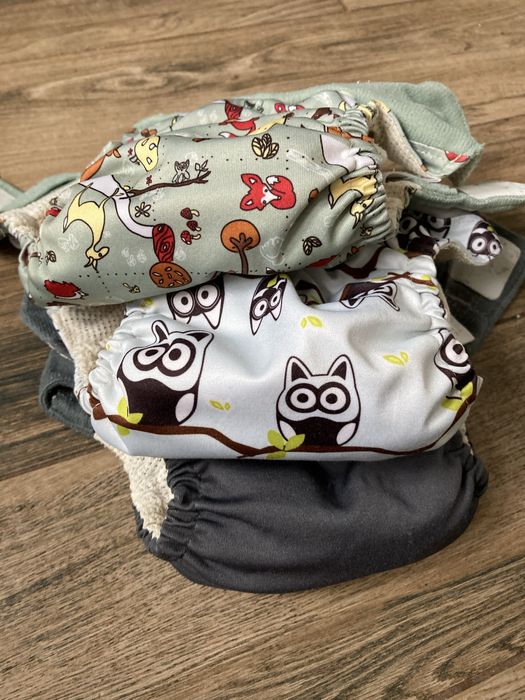 Zestaw 3 pieluszek wielorazowych