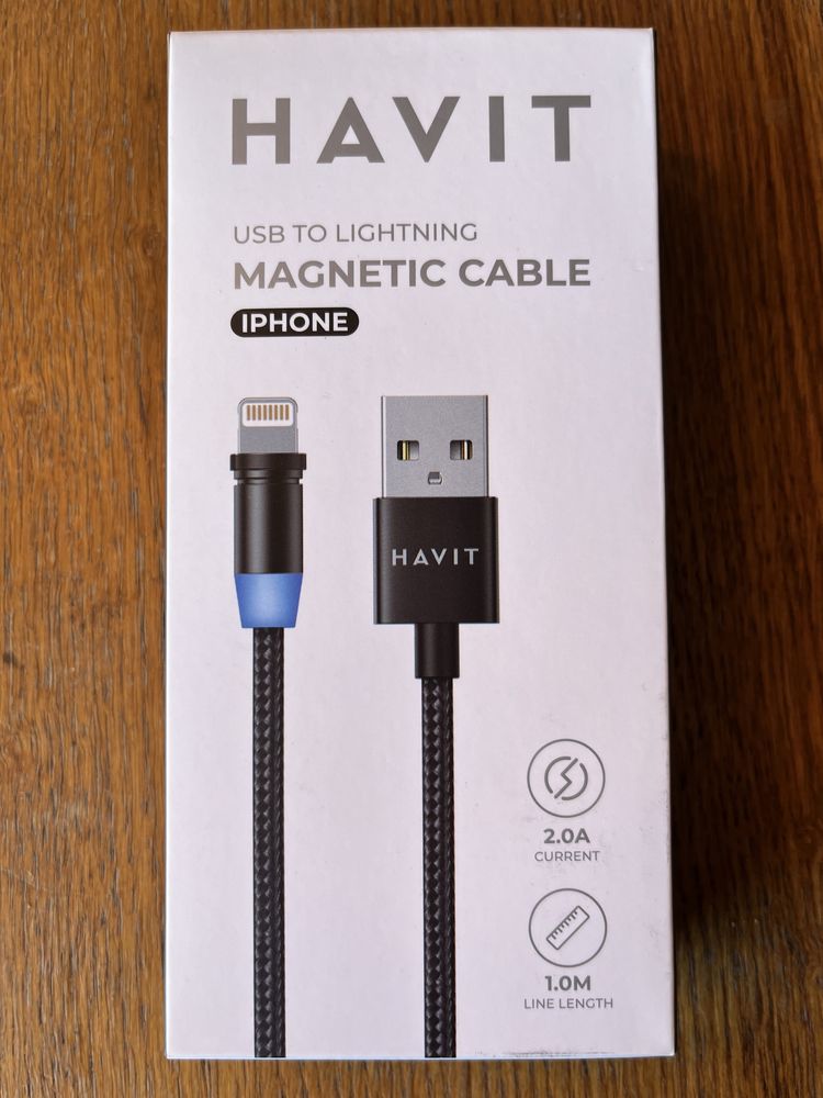 Кабель магнітний HAVIT HV-CB6163 Lightning 1м