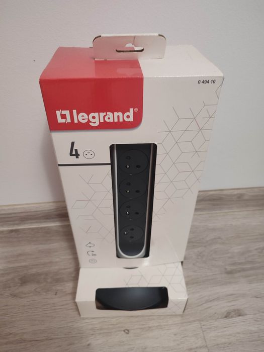 Przedłużacz Legrand 049410 wieża 4x gniazdo 2m obrotowe ogranicznik