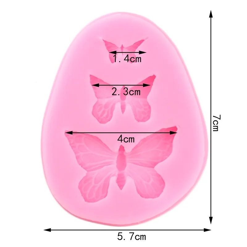 Силиконовая форма, молд бабочки, форма молд метелики