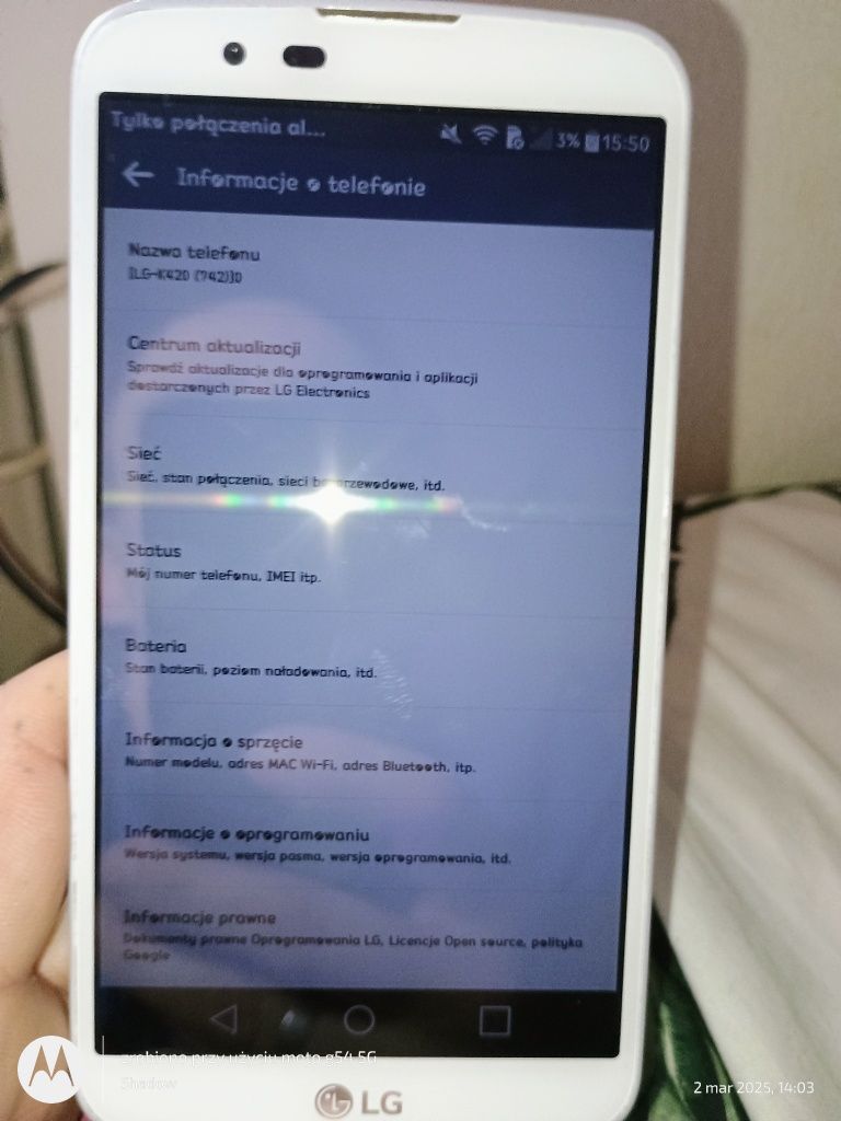 Używanay bardzo dobry stan LG K10