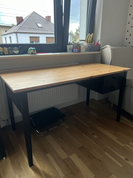 Biurko drewniane ikea