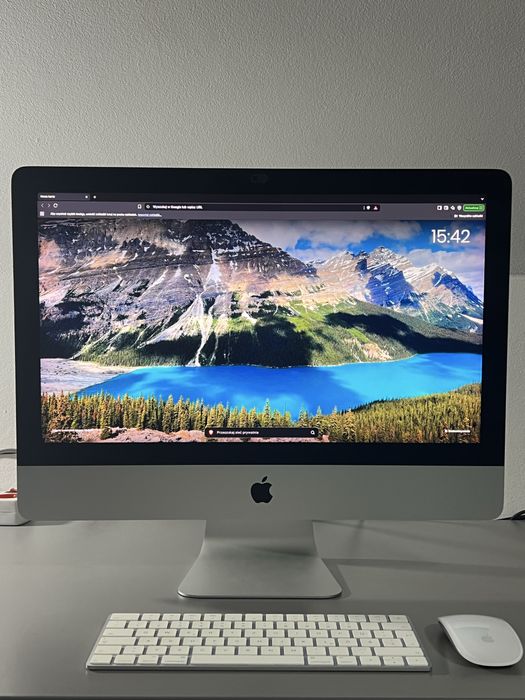 iMac Retina 4K (2015) / i5/ 8GB RAM/ 1TB/ + Klawiatura + Magic Mouse