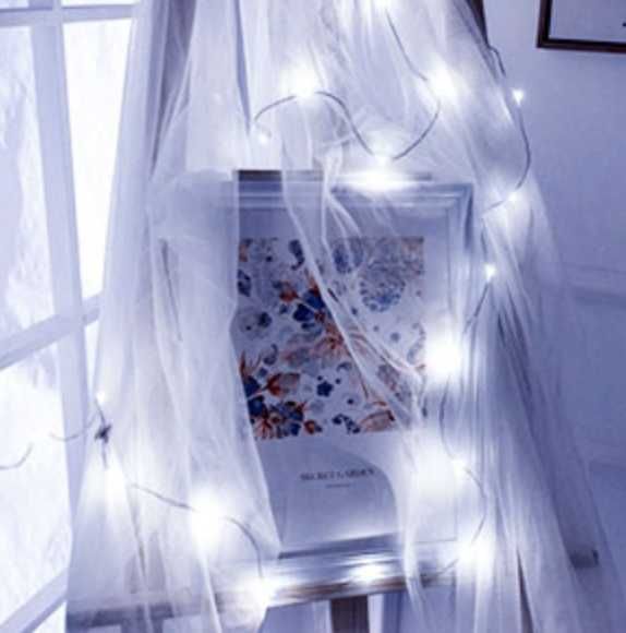 Cortina de LEDS de 3x3 metros! cor branca - novo