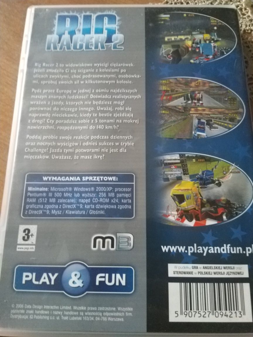 RIG RACER 2 Gra komputerowa PC CD-ROM tanio okazja !