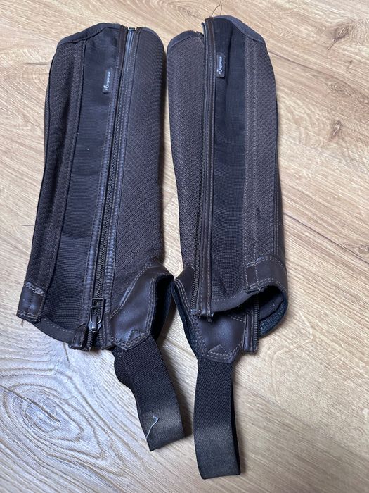 Buty do jazdy konnej 38 sztyblety + czapsy + kask ochronny