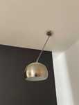 metalowa srebrna lampa sufitowa regulowana loft