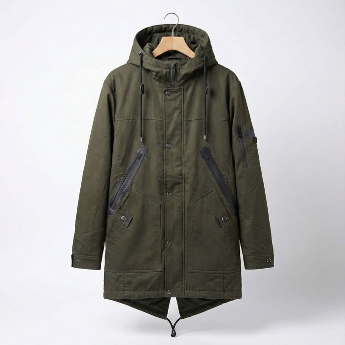 Парка цвета хаки