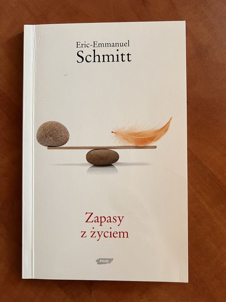 Książka Zapasy z życiem Eric Emmanuel Schmitt