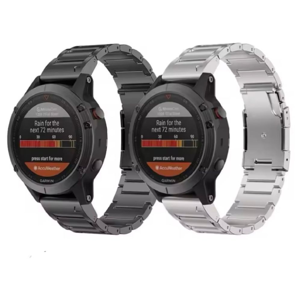 Титановий ремінець на годинники Garmin QuickFit на розмір 26mm 22mm