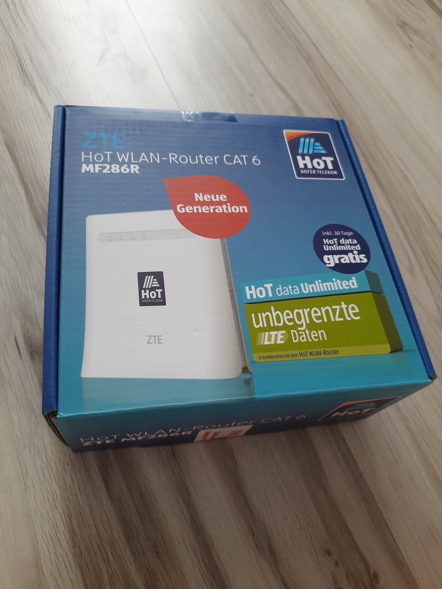 router HoT WLAN router cat 6 ZTE MF286R