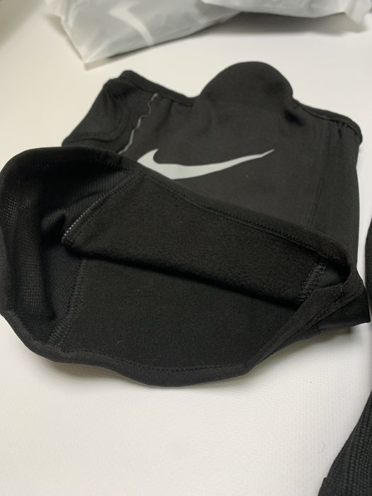 Снуд Nike на флісі,снуд найк з рефлективним лого,баф nike