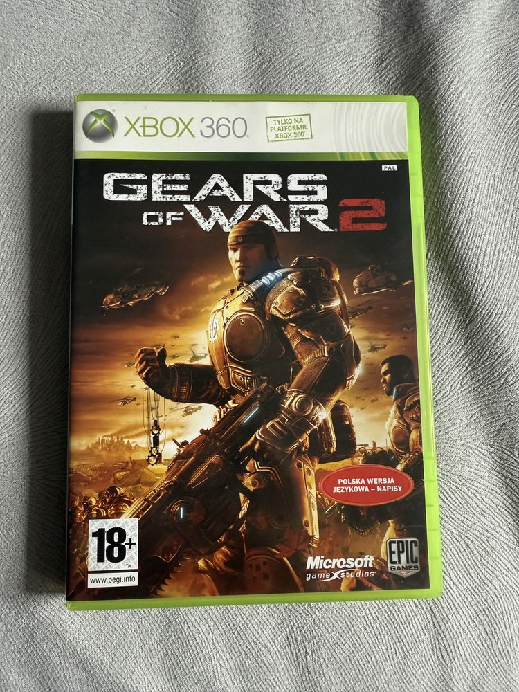 Gra Gears of War 2 PL xbox 360, bdb stan