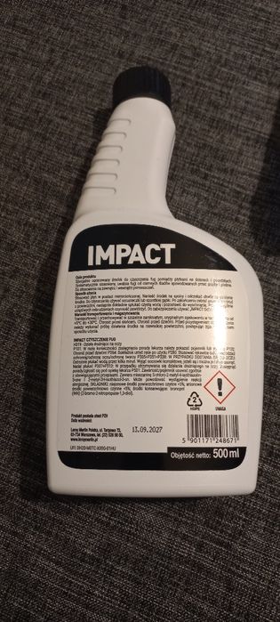 Środek do czyszczenia fug. Firmy impact 500ml