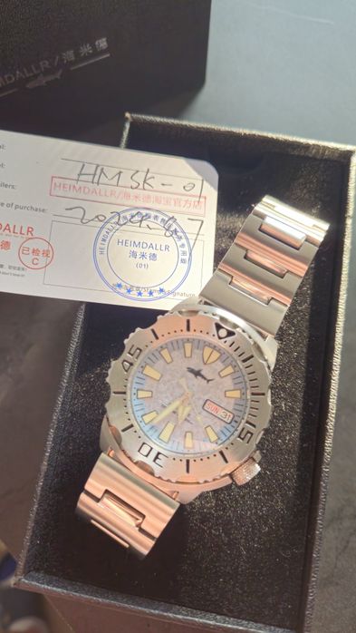 Zegarek automatyczny Heimdallr Sharkey v2 klon Seiko Monster
