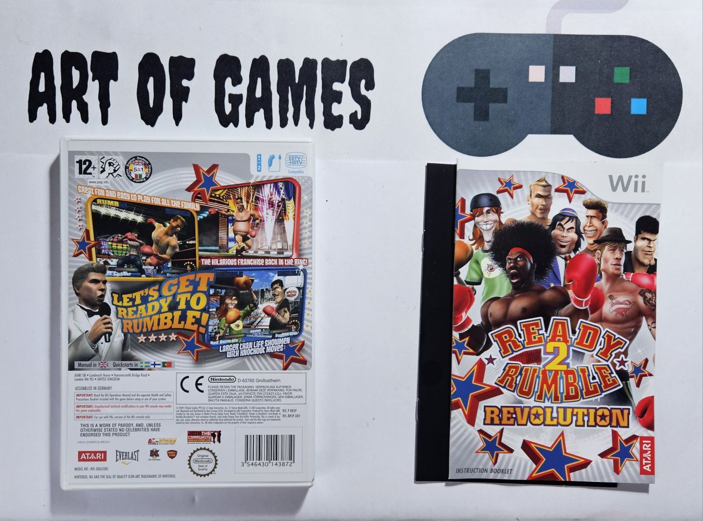 Ready 2 Rumble Revolution Nintendo Wii Komplet 3xA Ready to Rumble