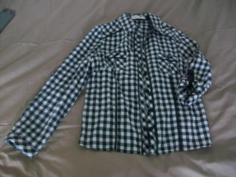 Koszula w kratkę rozm. M