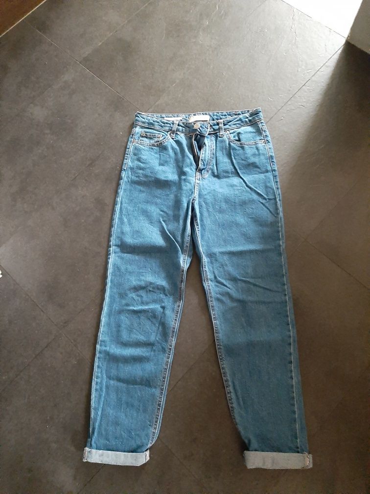 Bershka spodnie rozm.36 mom jeans