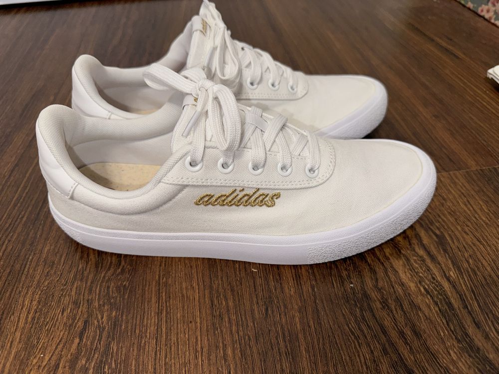 Buty damskie adidas Vulct Raid3R biało-złote GY5501