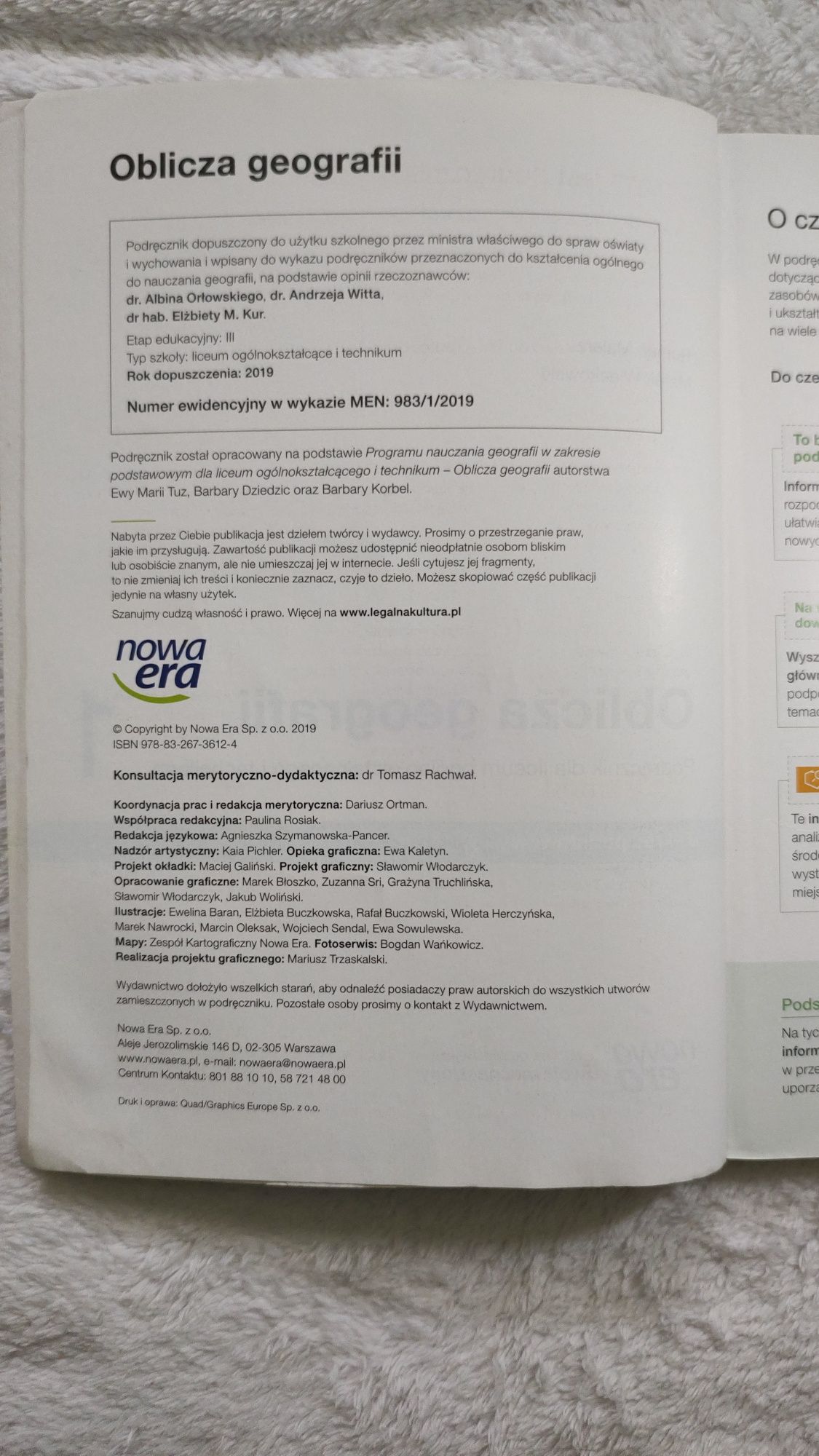 Oblicza geografii 1 Podręcznik dla liceum i technikum