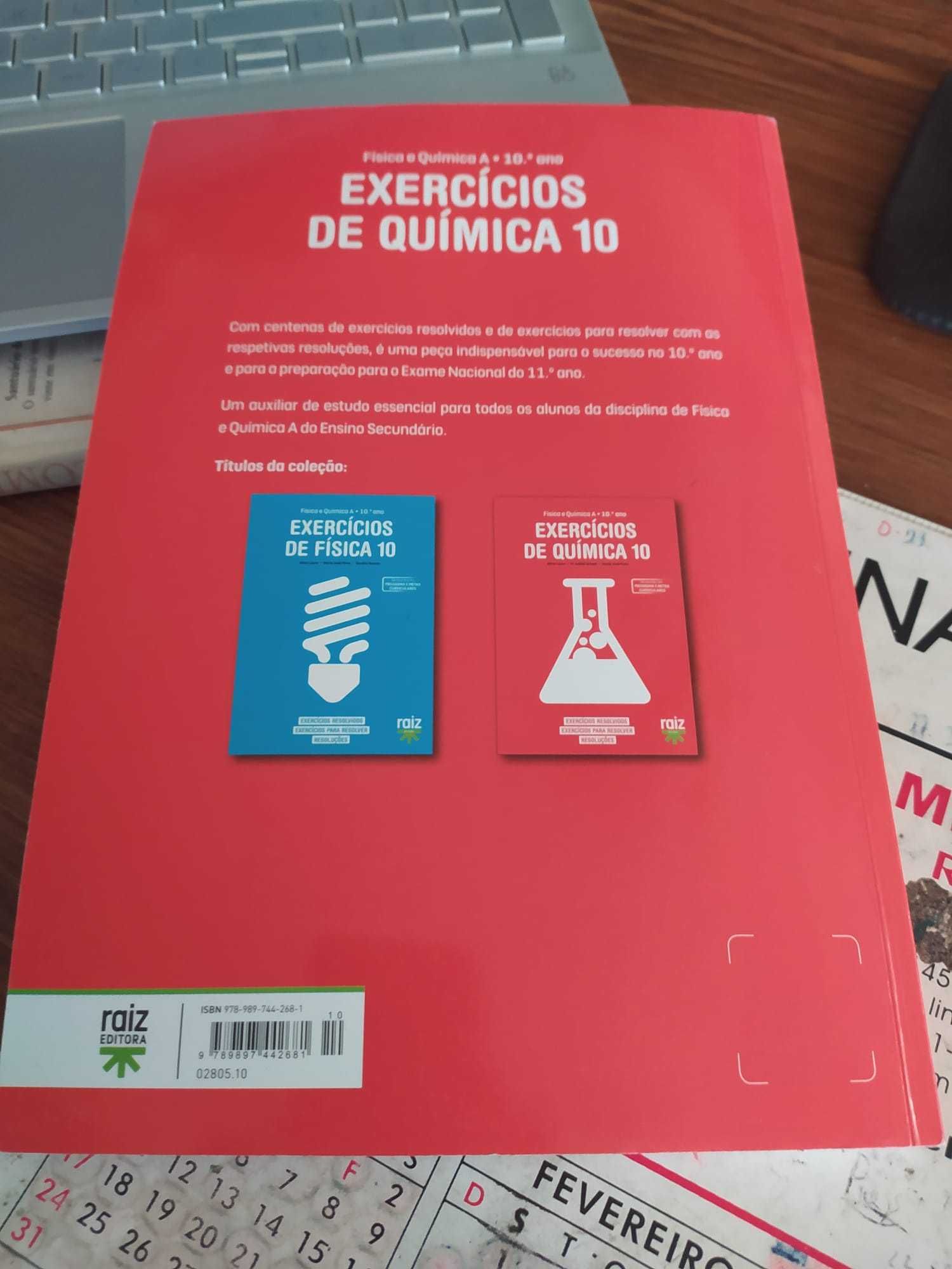 Exercícios Física e Química, 10º e 11º Ano