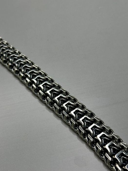 Срібний браслет 100г Імператор чоловічий мужской серебряный браслет