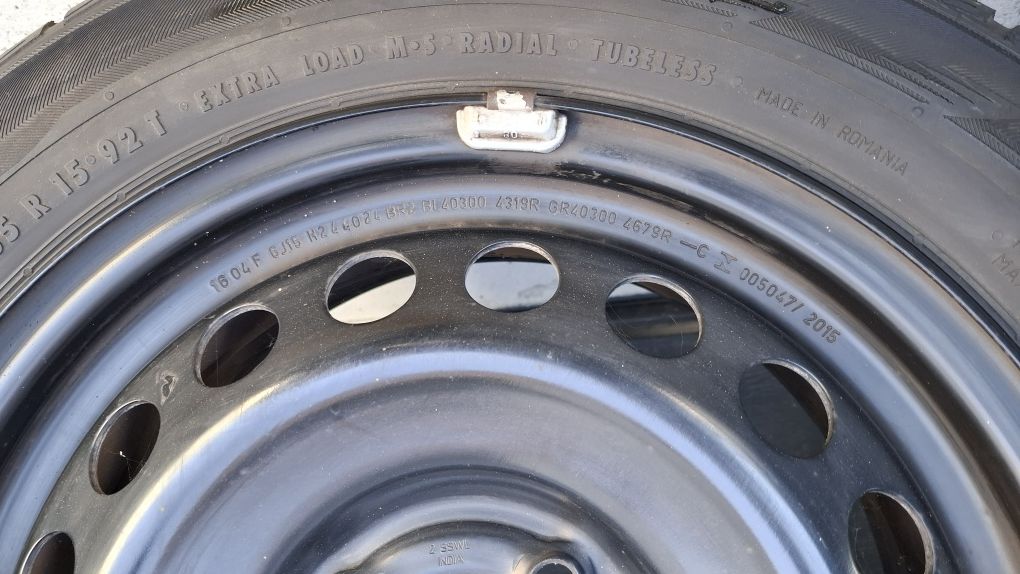 2x Koła zimowe 185/65 R15 Renault 4x100 Nissan Dacia