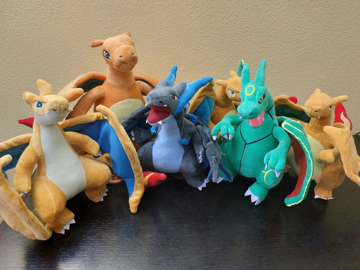 Peluches Pokémon Charizards NOVOS