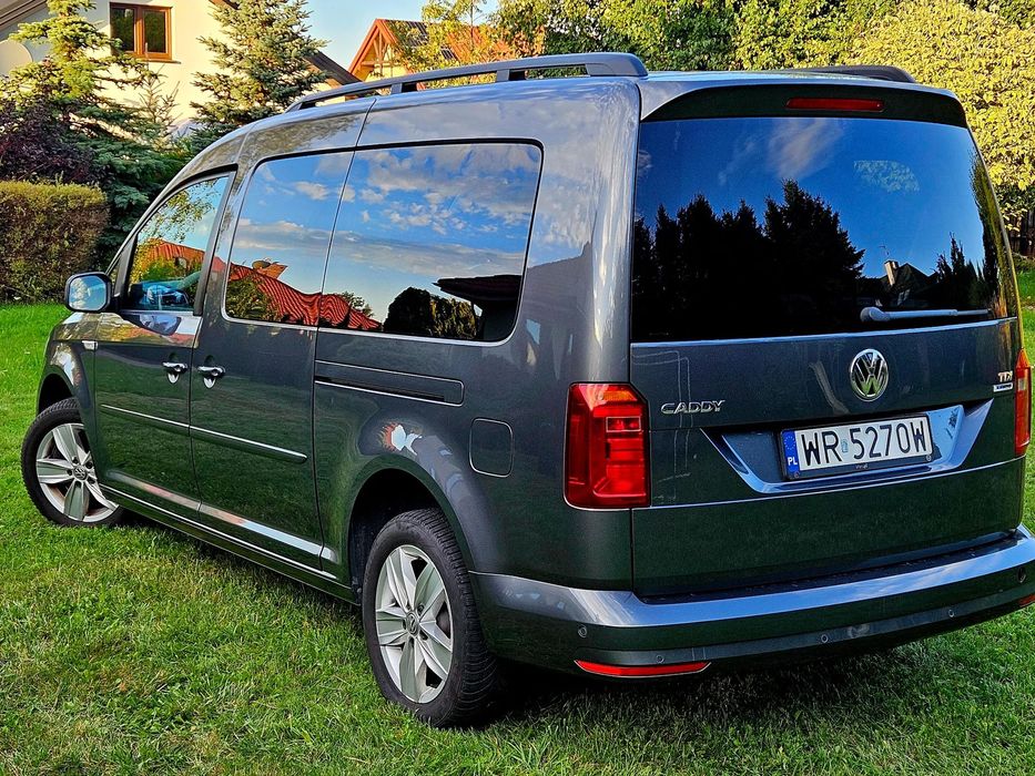 Volkswagen Caddy MAXI 2.0 TDI Comfortline, DSG, dealer PL, serwis w ASO