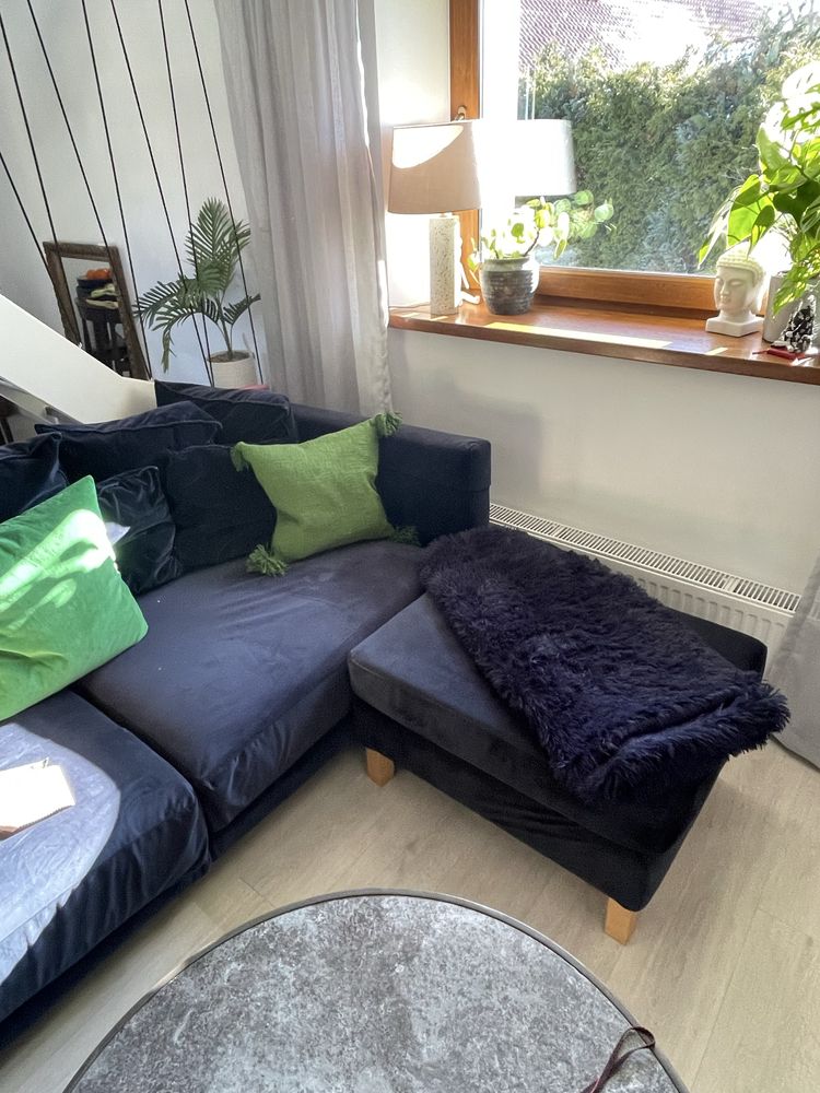 Karlstad ikea puf podnóżek stolik