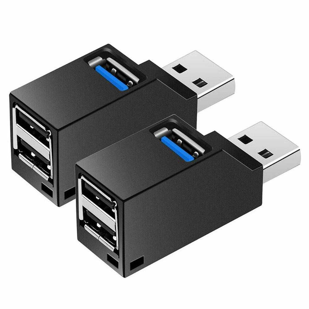 USB 3,0 адаптер-концентратор, мини-разветвитель, 3 порта для ПК